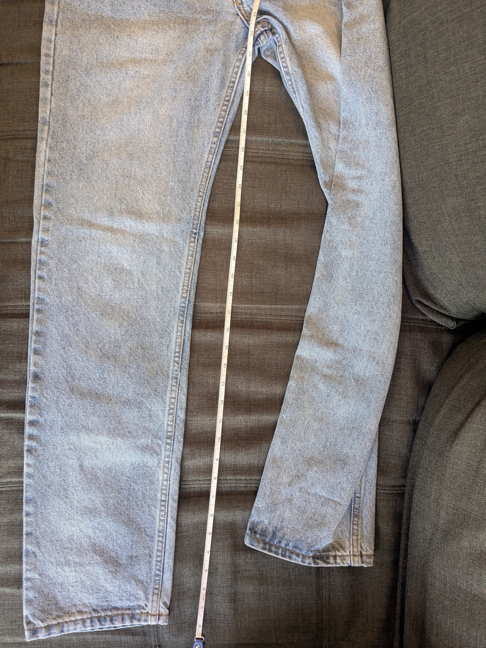 Classic Straight-Leg Women's Blue Jeans - Picture 8 of 9